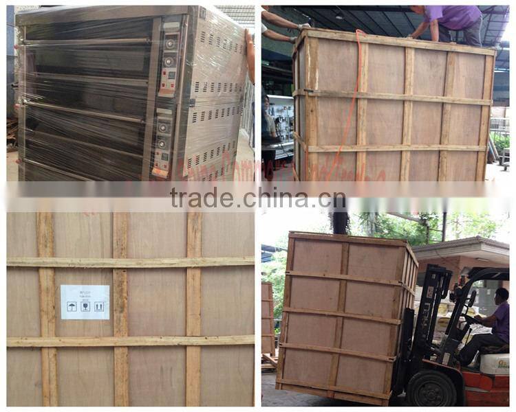 2 layers food baking equipment deck oven