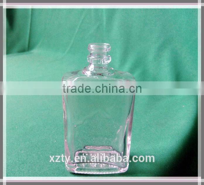 135ml glass rectangullar bottle for white wine