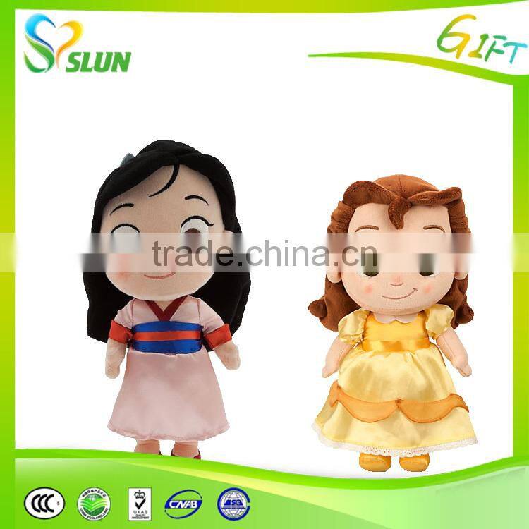 custom cartoon anime plush toys little girl plush doll