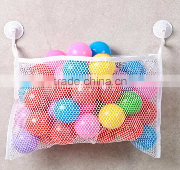 Bath Toy Organizer for Baby Boys and Girls with 2 Strong Suction Cups