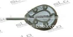 Fishing flat pear inline lead