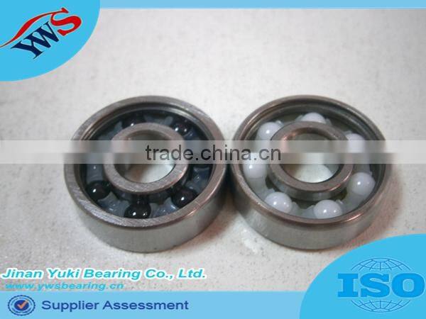 R8 ZZ 2RS double seal 304 316 stainless steel ring si3n4 ball hybrid bearing