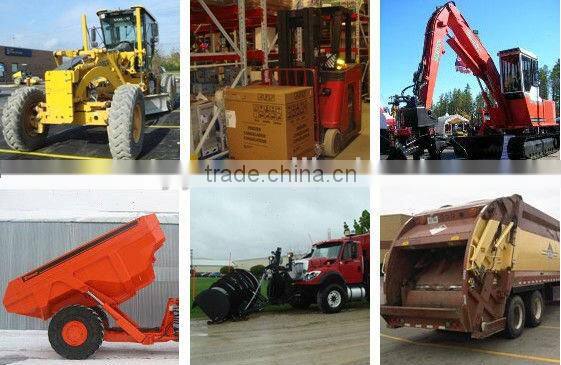 double effect piston type hydraulic cylinder