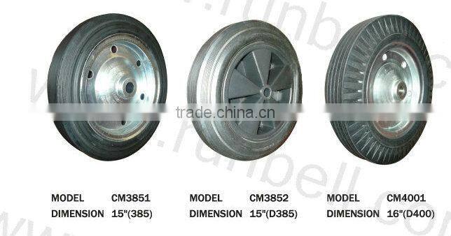 solid rubber cement mixer wheel