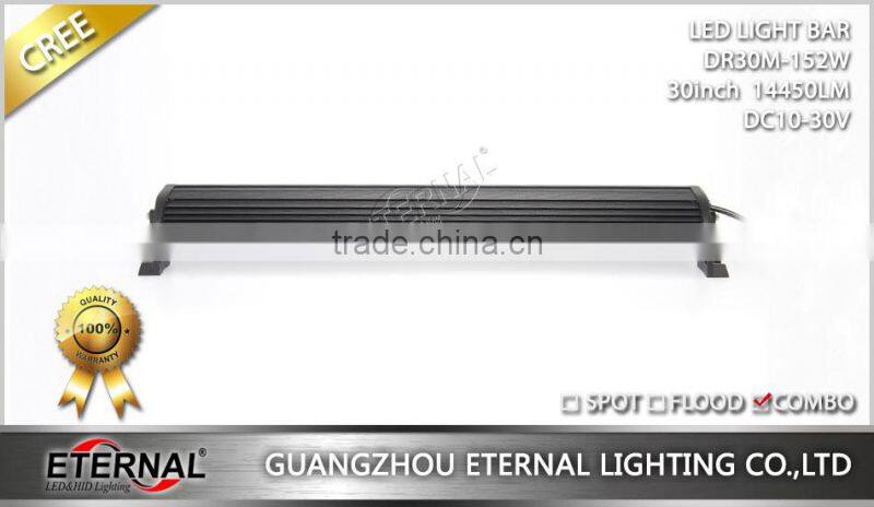 30inch 152W high power combo led light bar for 4x4 racing off-road wrangler rubicon Hummer 4WD bugggy equipment