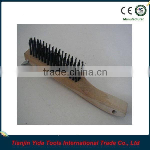Shoe Wooden Handle Wire Brush