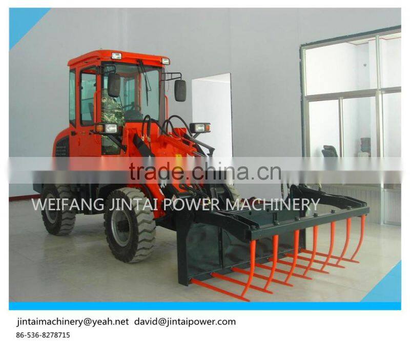 China factory supply mini wheel loader JT915/ZL15F with CE certification