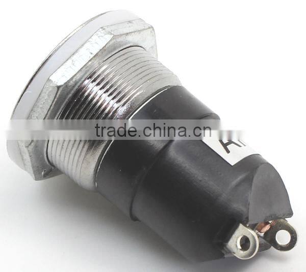 AN24-H OFF-(ON) SPST 2 PIN 20MM push button switch