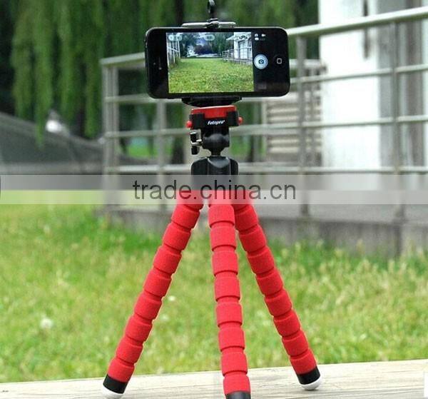 Octopus flexible mini selfie stick phone tripod with stand
