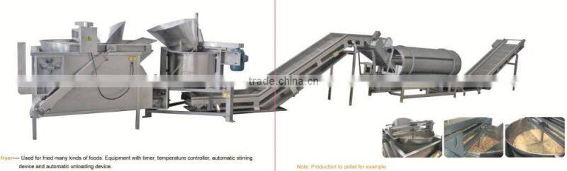 high qality ce approved continuous snack foodfrying machine 86-15154158335
