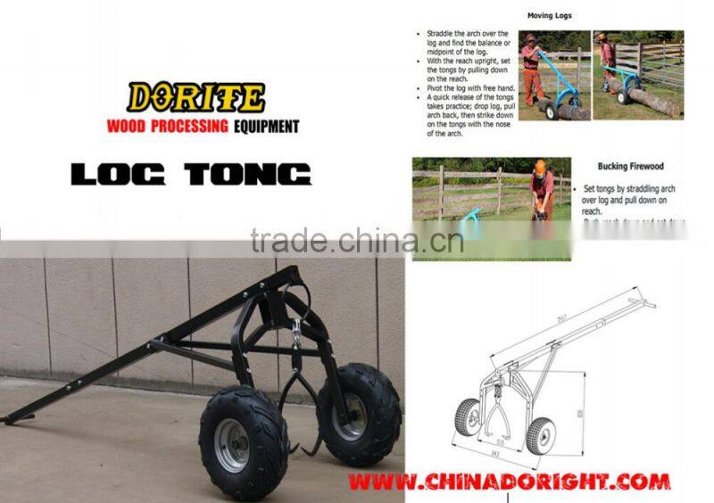 long tongs/ log arch/ log trolley for log transport