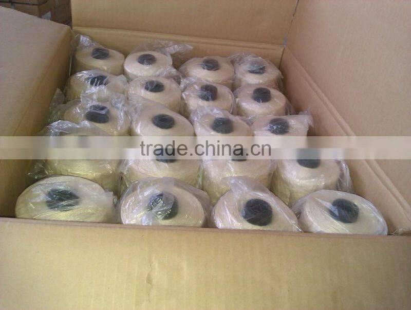 Fiberglass sewing thread with PTFE coating for high temperature