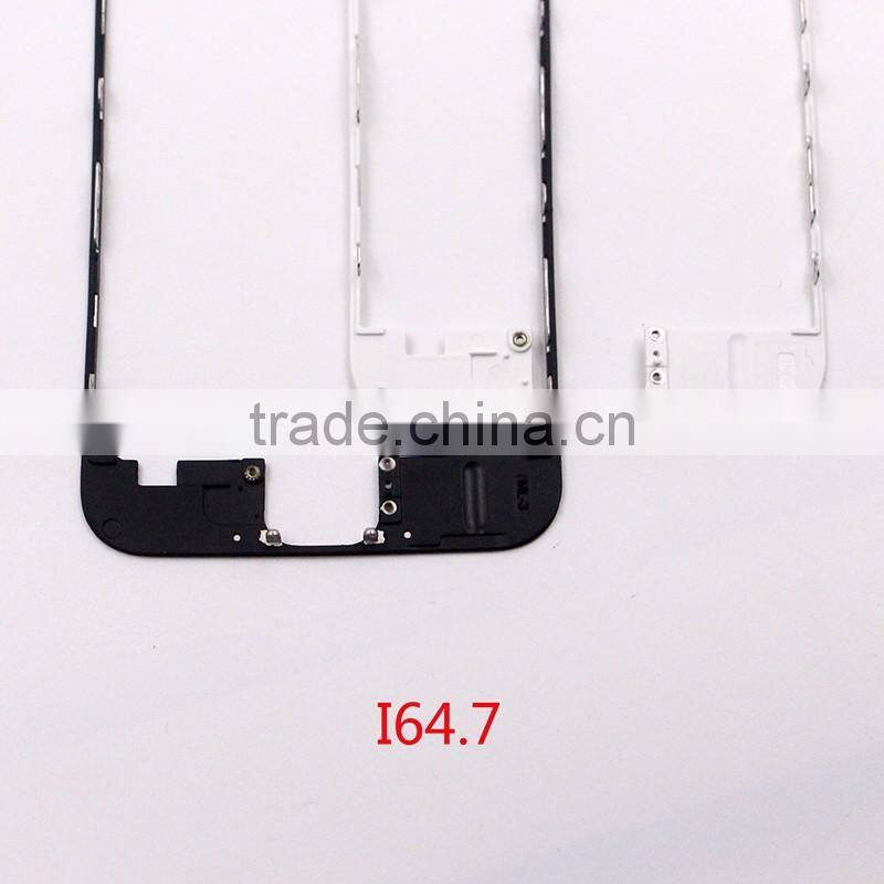 Normal Quality White Black Front Bezel Front Glass Outer Lens Frame For Phone 6 4.5'' With Hot Glue