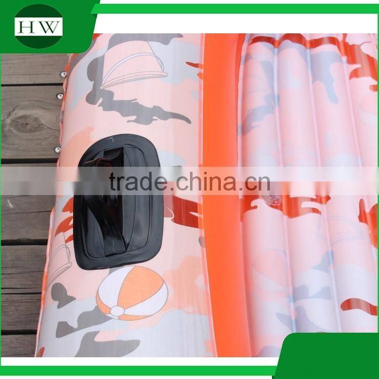 eco-friendly children kids camouflage inflatable kayak canoe boat water toy tool