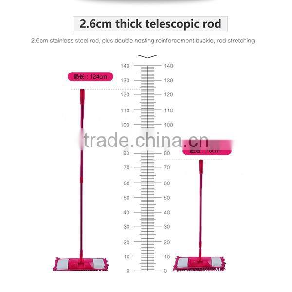 Specialized production specialized-usage chenille dust mop with stainless steel handle