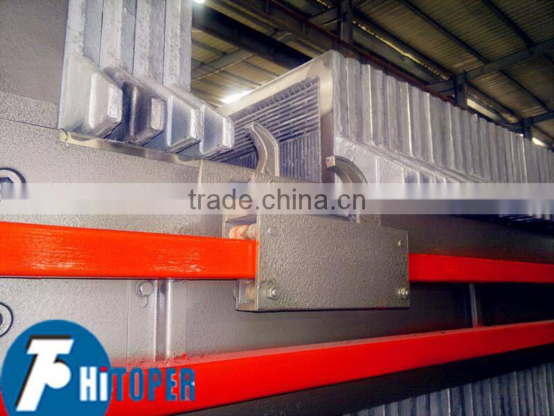 High temperature and high pressure resistance slurry dewatering side effects dehydration cast iron filter press.