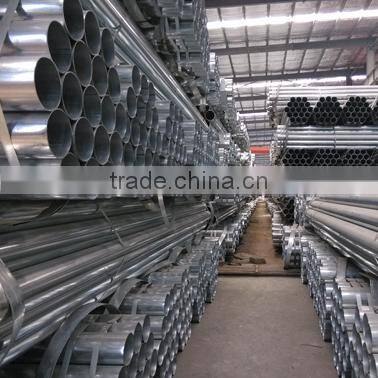 ERW 165mm round hollow section pre galvanized pipe