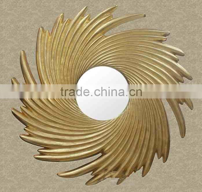 Luxury Fairy-Tale Sun Shaped Wall Mirror, Home Decorative Sun-God Wall Hanging Mirror/Bathroom Mirror