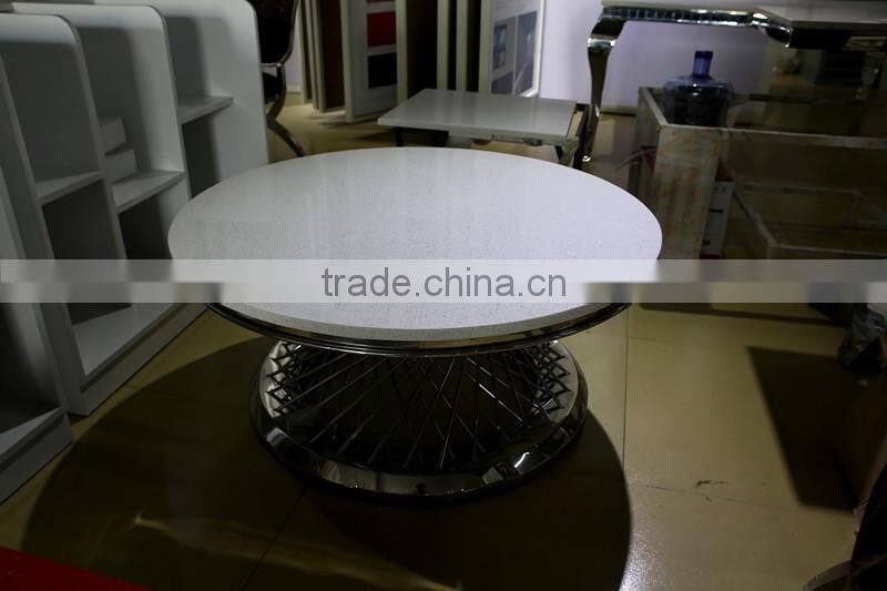 Western popular quartz dining table on sale