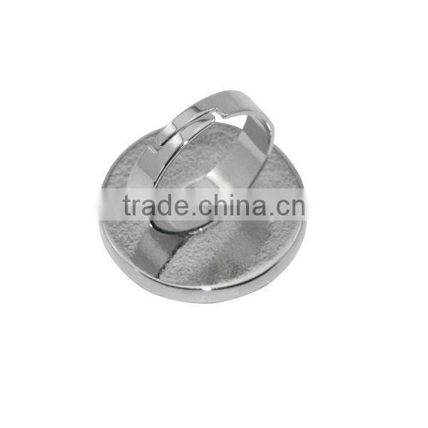 Wholesale Latest Fashion Silver Color Custom Sublimation Stainless Steel Finger Ring
