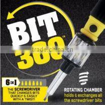 6 in 1 LED Light screwdriver 360 Bit Set Mini mobile phone electric screwdriver