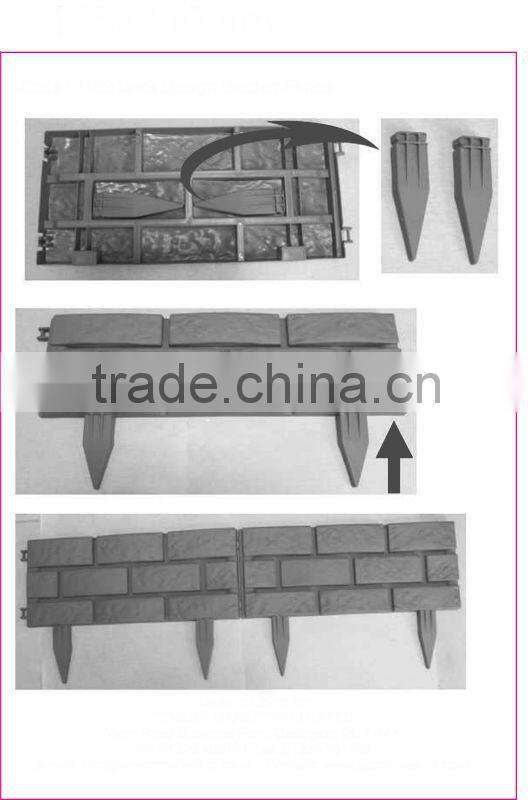 Stone look Garden Fence, Lawn Edging, 2015 hot selling