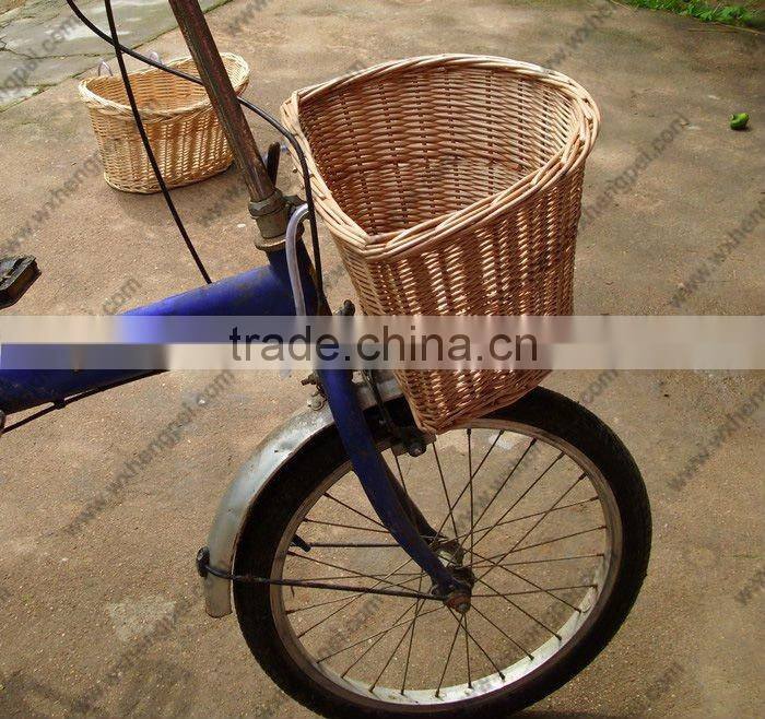 willow bicycle basket/modern bicycle basket/removable bicycle basket/front bicycle basket