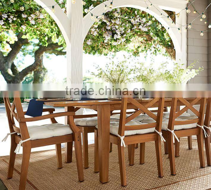 Outdoor quality dining table designs Malaysia teak solid wood dining table
