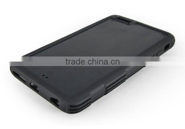 Black TPU+PC creative phone case (with notch) for iPhone 6/plus