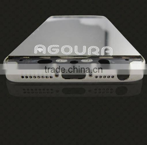 luxury 24k platinum back cover mirror housing for iphone 5s