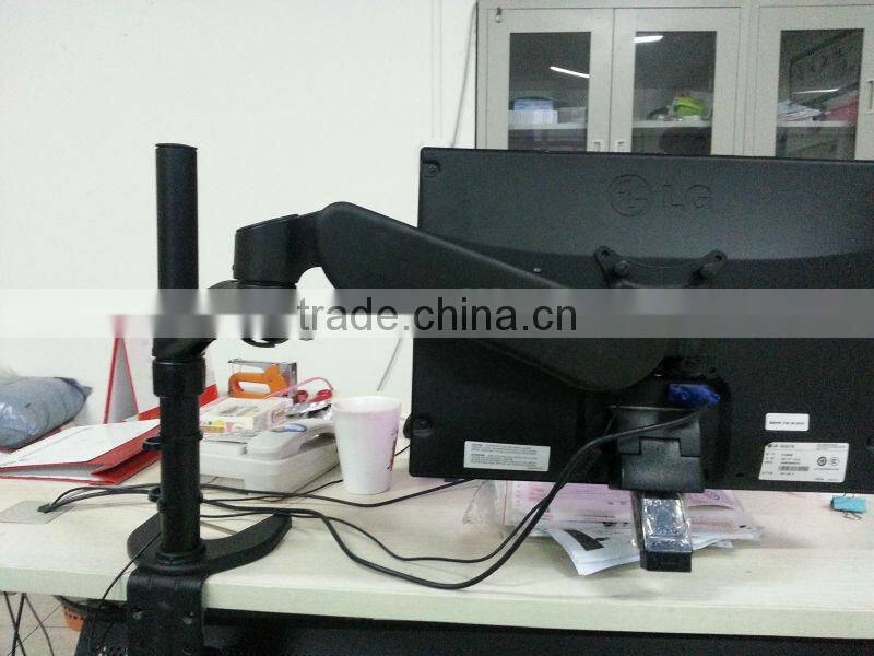 adjustable computer monitor/display screen TV clamp holder for office desk