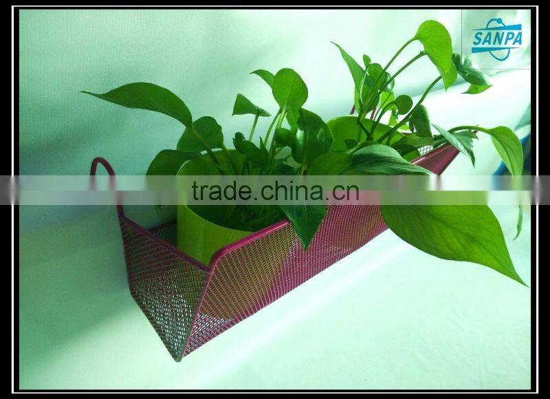 2016 Hot Hanging Storage Racks Wire Mesh Basket