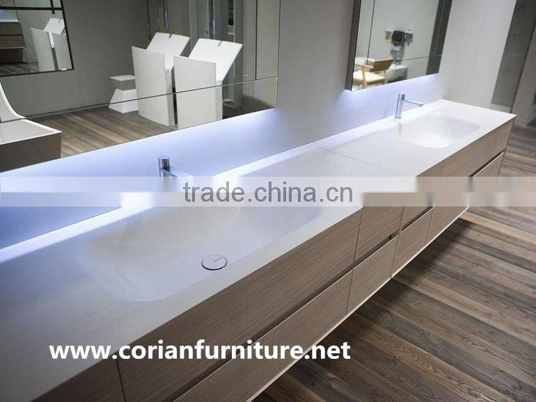 Solid wood bathroom vanity cabinets