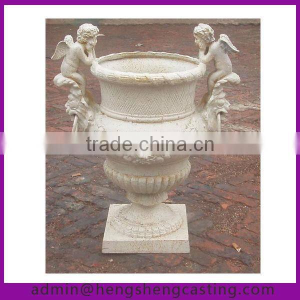 china supplier Spanish style garden flower pots & cast iron flower pots & antique flower pots