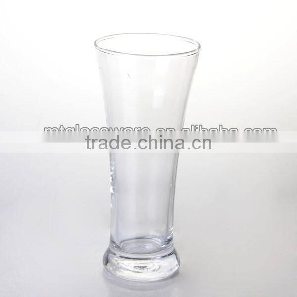 Mintao KB7948 FDA,SGS, Football shaped handed pilsner beer glass