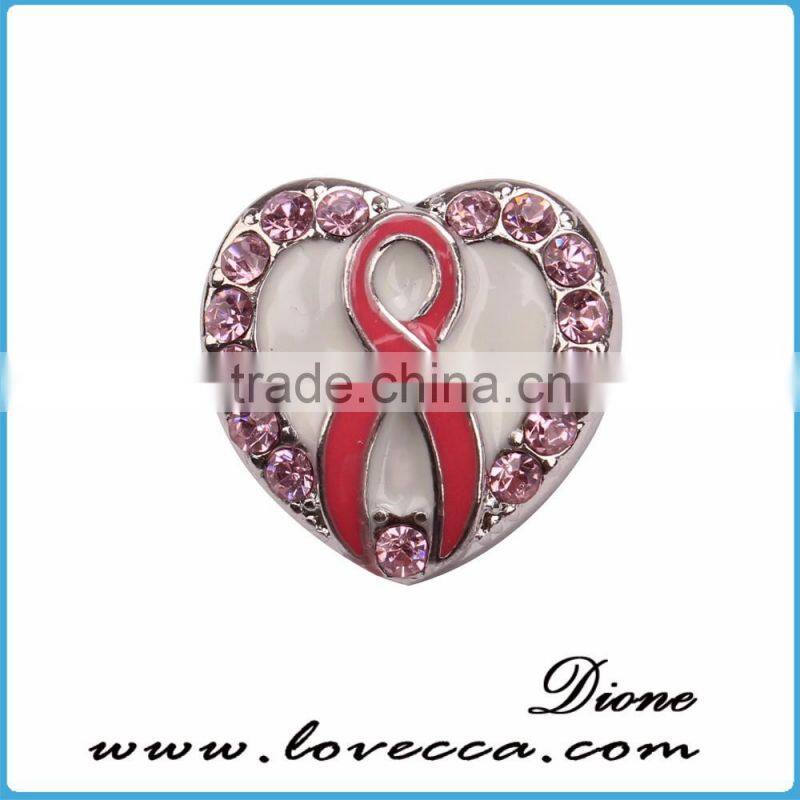 Sanp jewelry wholesale heart button maker