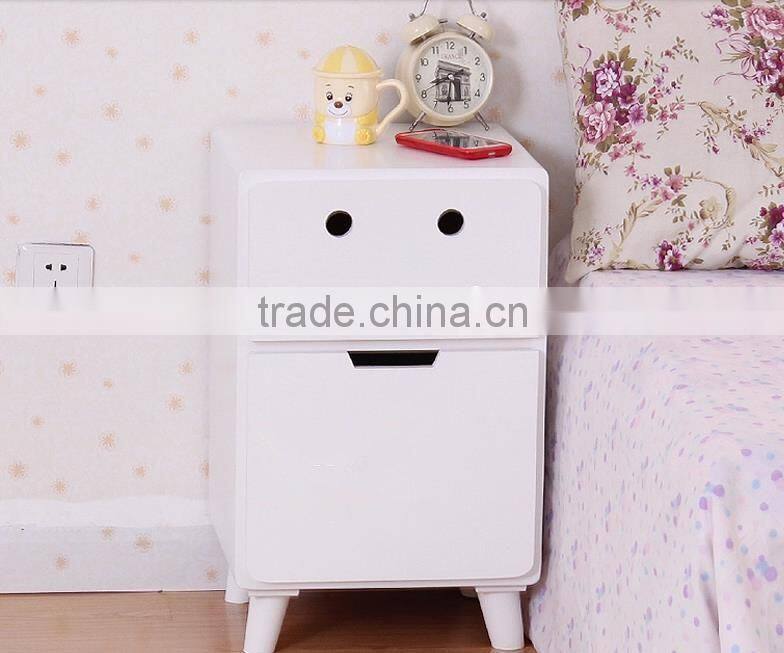 2015 luxury refined wooden bedside cabinet