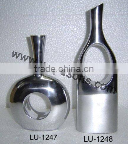 decorative metal flower vases for weddings