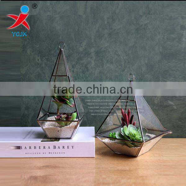 Meaty plant welding glass greenhouse/glass vase flowerpot DIY windowsill hang act the role ofing is tasted Glass greenhouse