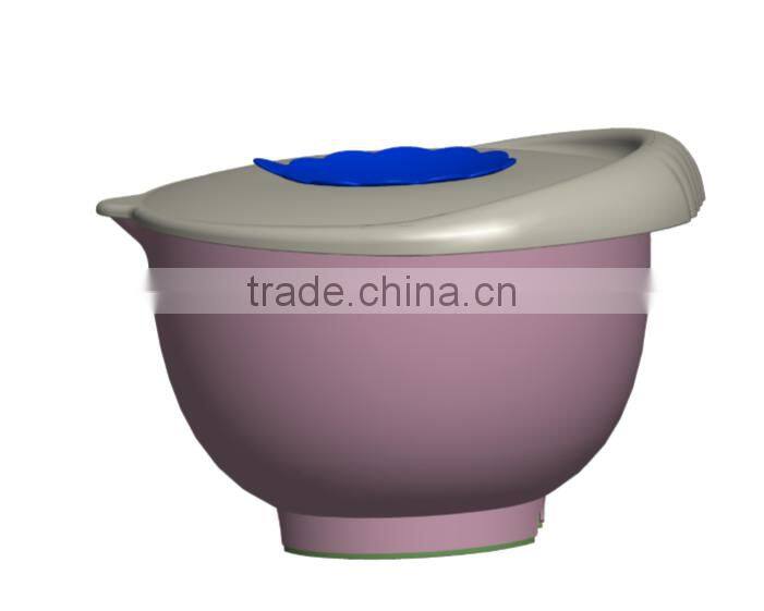 Great design food grade mixing bowl with shaker