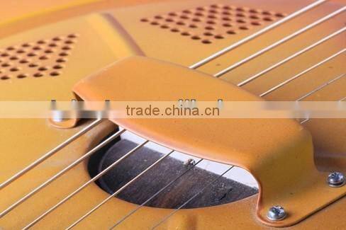 one resonator cone resonator guitar, coppr alloy body resonator guitar, sunburst guitar resonator