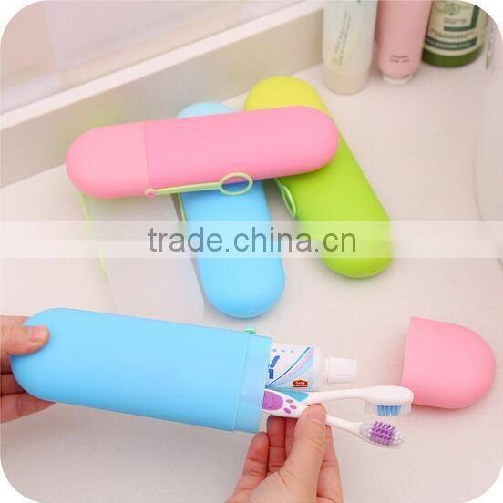 colorful portable travel toothbrush case toothbrush box toothpaste box dental tool box