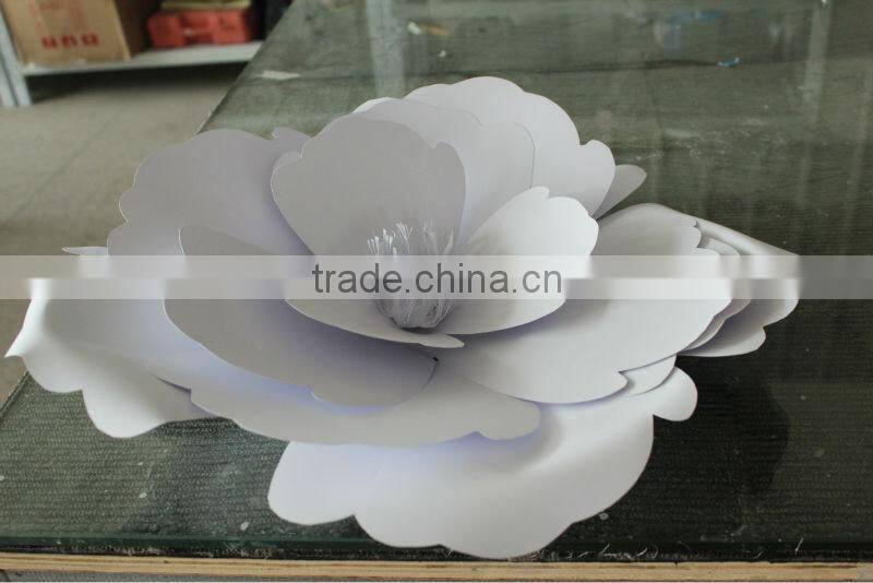 Fashion Store Decorative Pretty White Giant PVC Flower