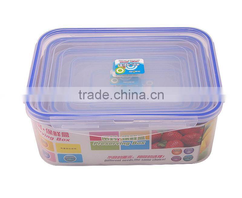 High quanlity food grade plastic crisper box/Storage Boxes/preservation box