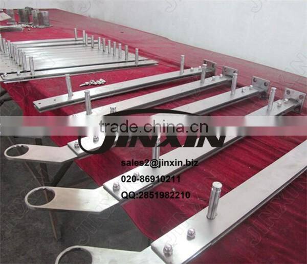 JINXIN flexible fencing fiberglass glass stairs balustrade with fashion design