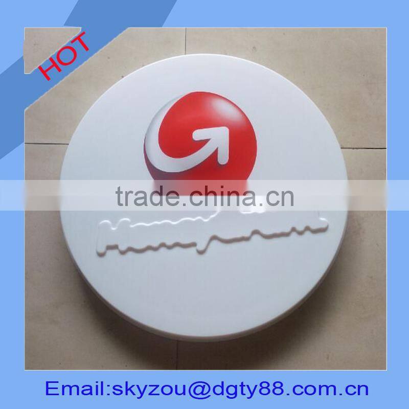 customized size vacuum forming thick film blister plastic advertising board