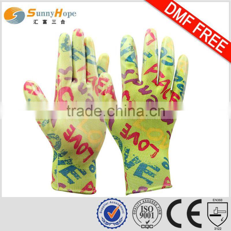 sunnyhope Printing gardening gloves DMF free