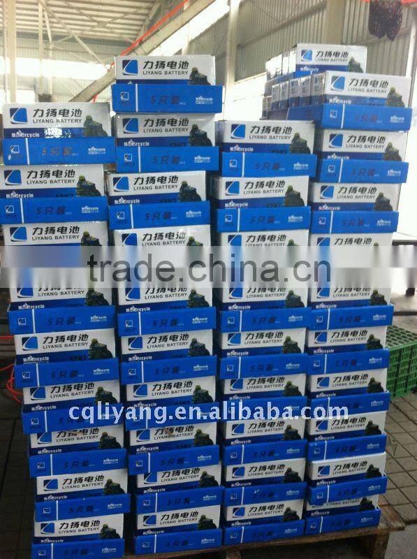 12V 7AH YTX7A-BS MF battery for motorcycle