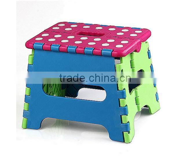E-Z Fold sturdy folding step stool step chair for children 19 height