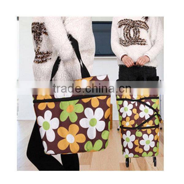 Multifunctional folding travel bag shopping bag new product for 2015